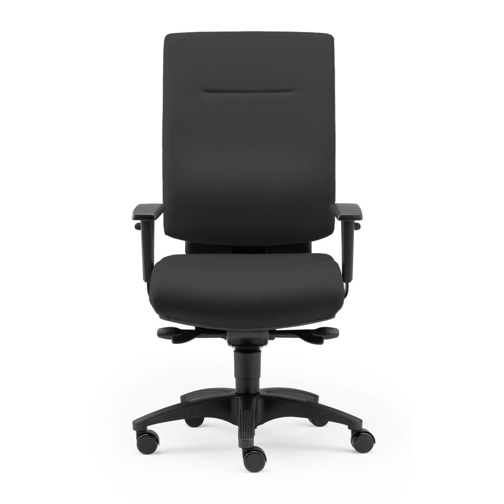 SITWELL STEIFENSAND Bandscheiben-Bürostuhl MyChair, extrabreit, mit Teppichbodenrollen, Polyester, Tragkraft 150 kg