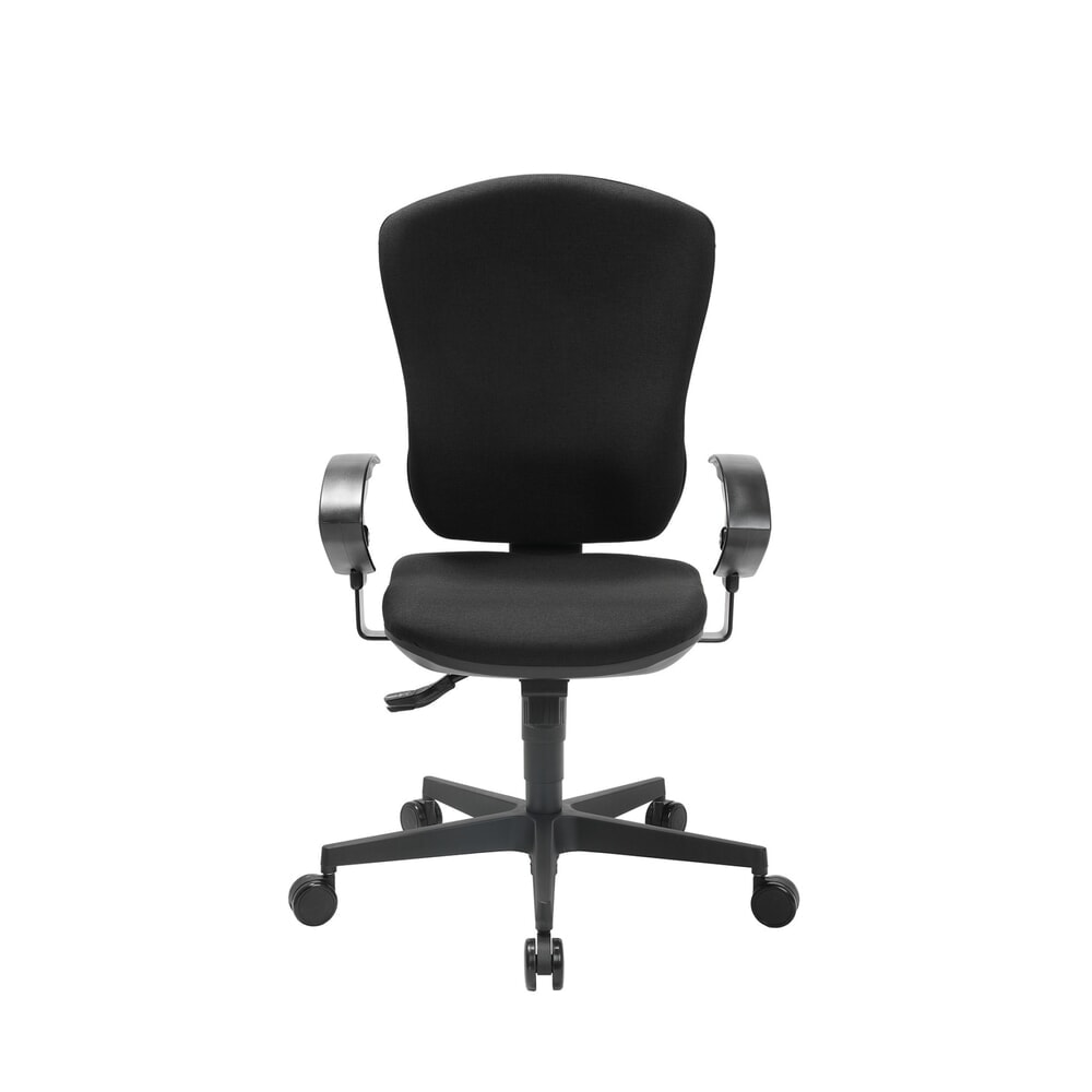 SITWELL STEIFENSAND Bandscheiben-Bürostuhl Flash Polster, Synchron-Mechanik, Stoff-Rückenlehne, Tragkraft 110 kg