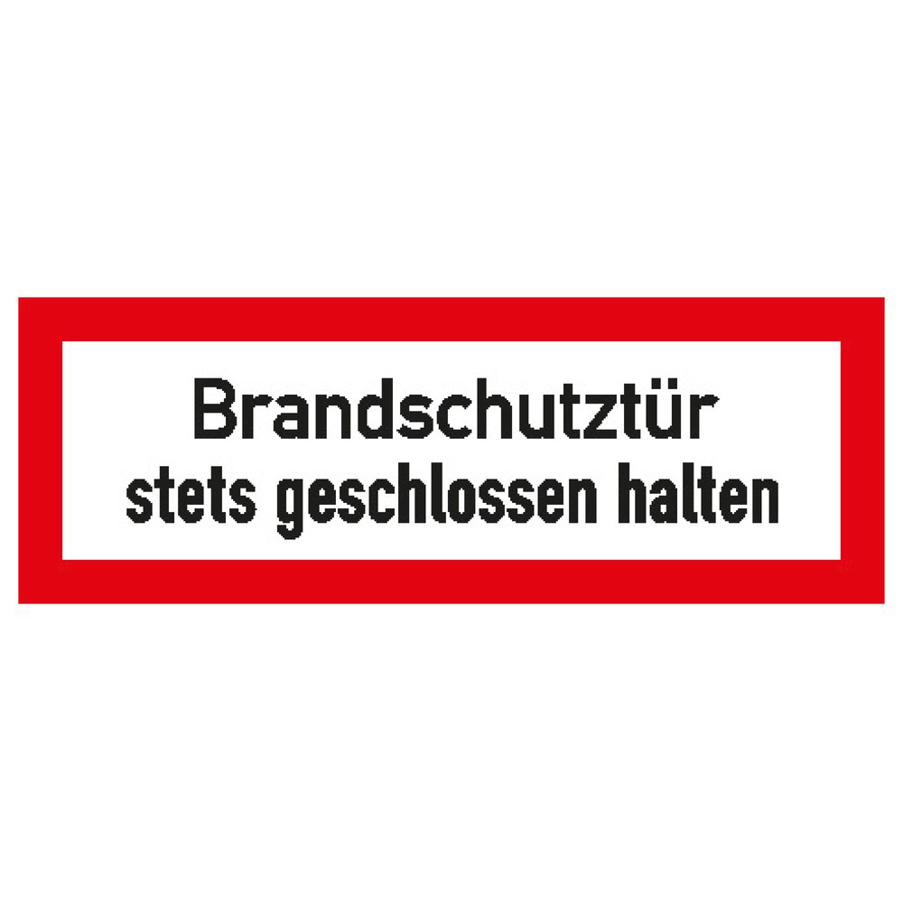 SafetyMarking® "Brandschutztür...", HxB 105 x 297 mm, Folie reflektierend