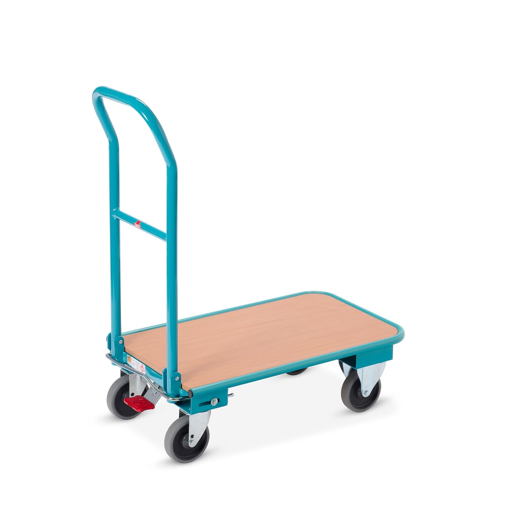 Transportwagen Ameise®, klappbar, TK 150 kg, Ladefläche BxT 450 x 720 mm, mit Zentralbremse