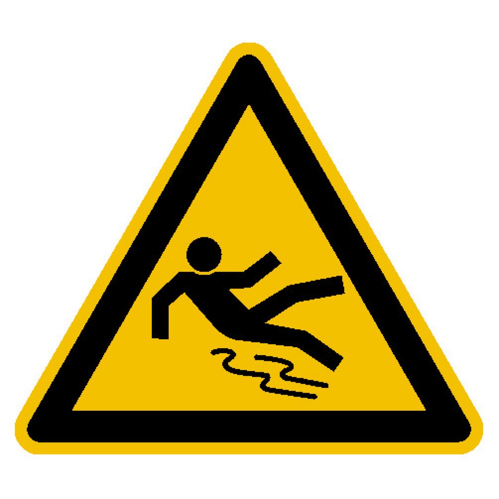 SafetyMarking® Warnung vor Rutschgefahr, Seitenlänge 200 mm, Folie