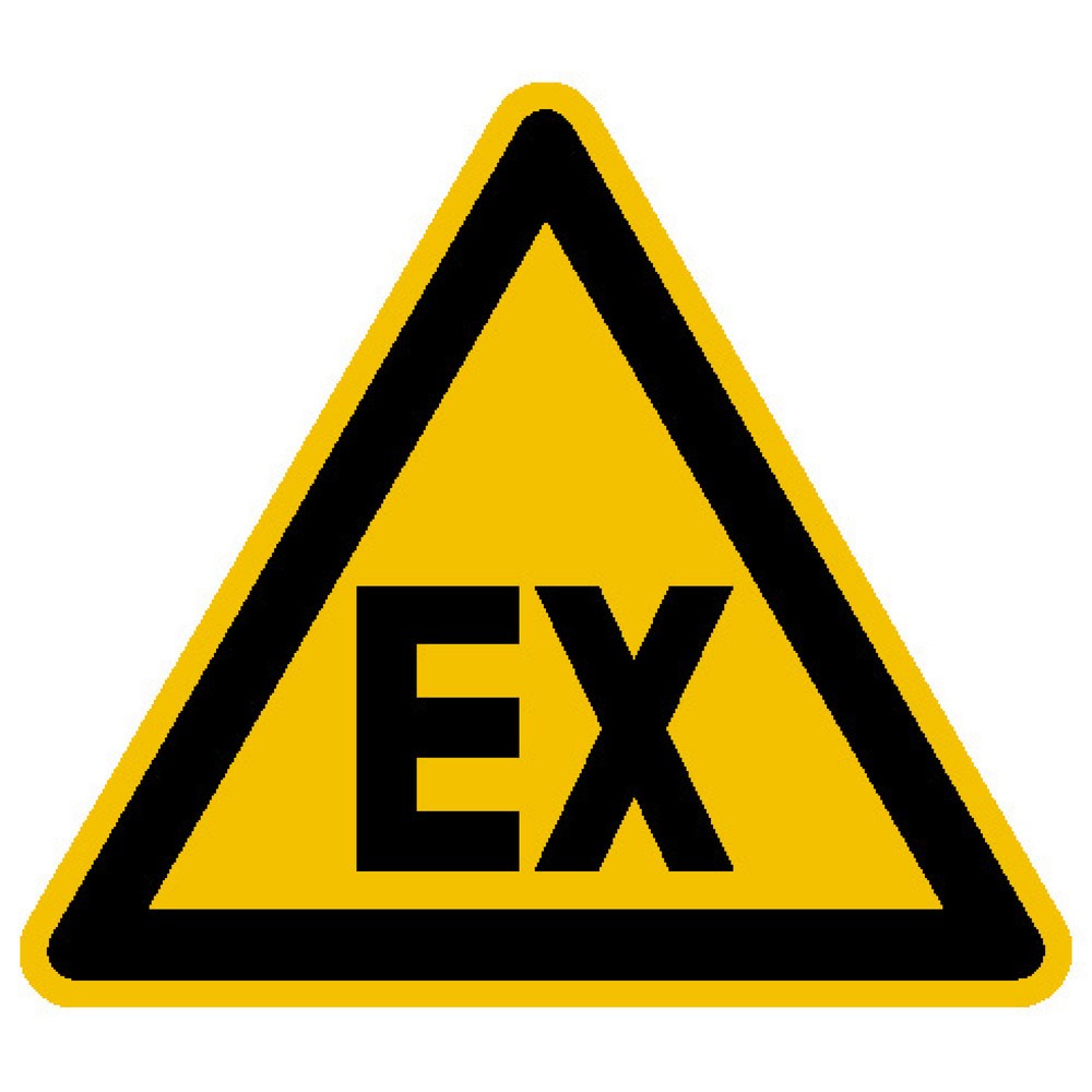 SafetyMarking® "EX", Seitenlänge 200 mm, Folie