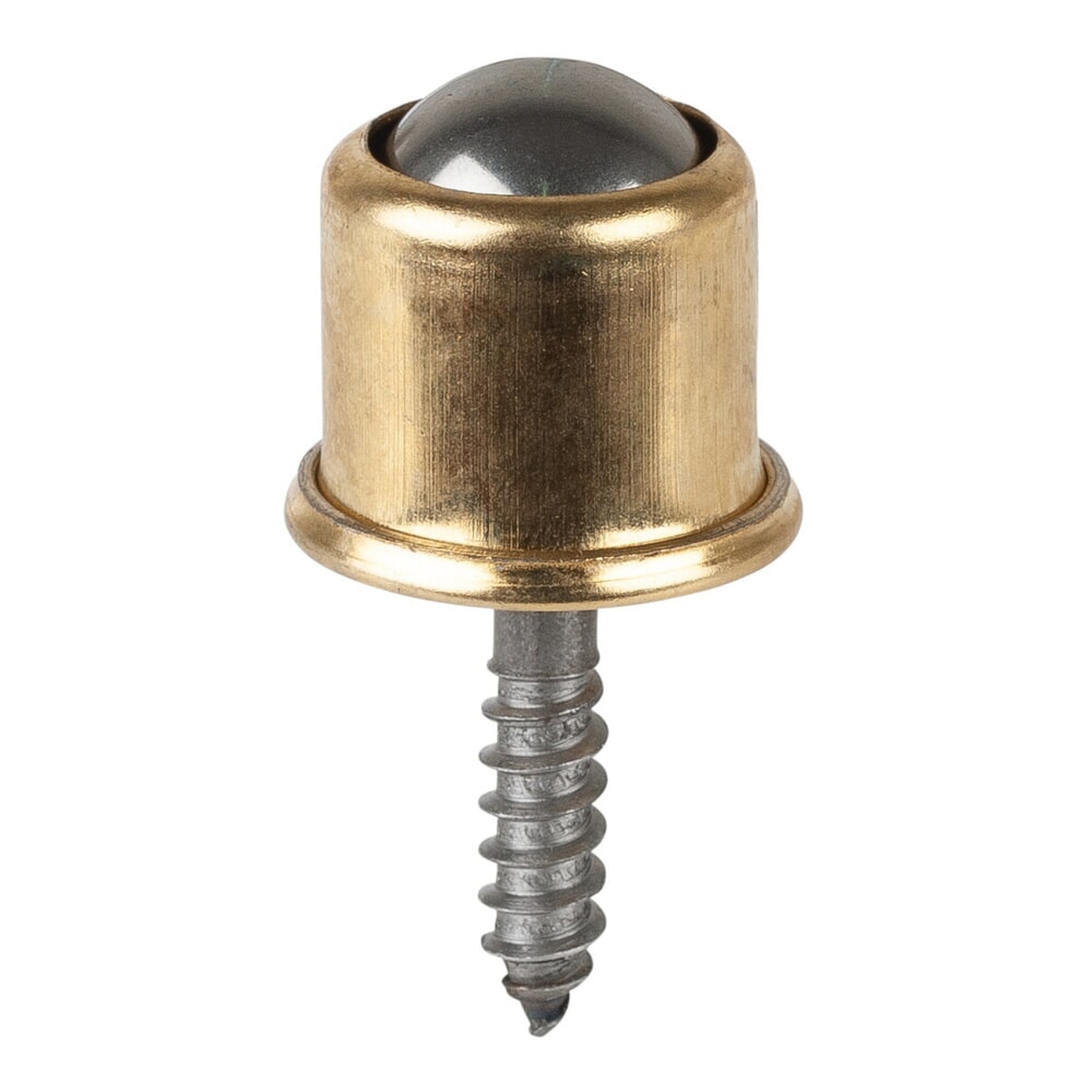 BS ROLLEN Kugelrolle mit Gewindestift, Stahl, Ø 19 mm, TK 15 kg