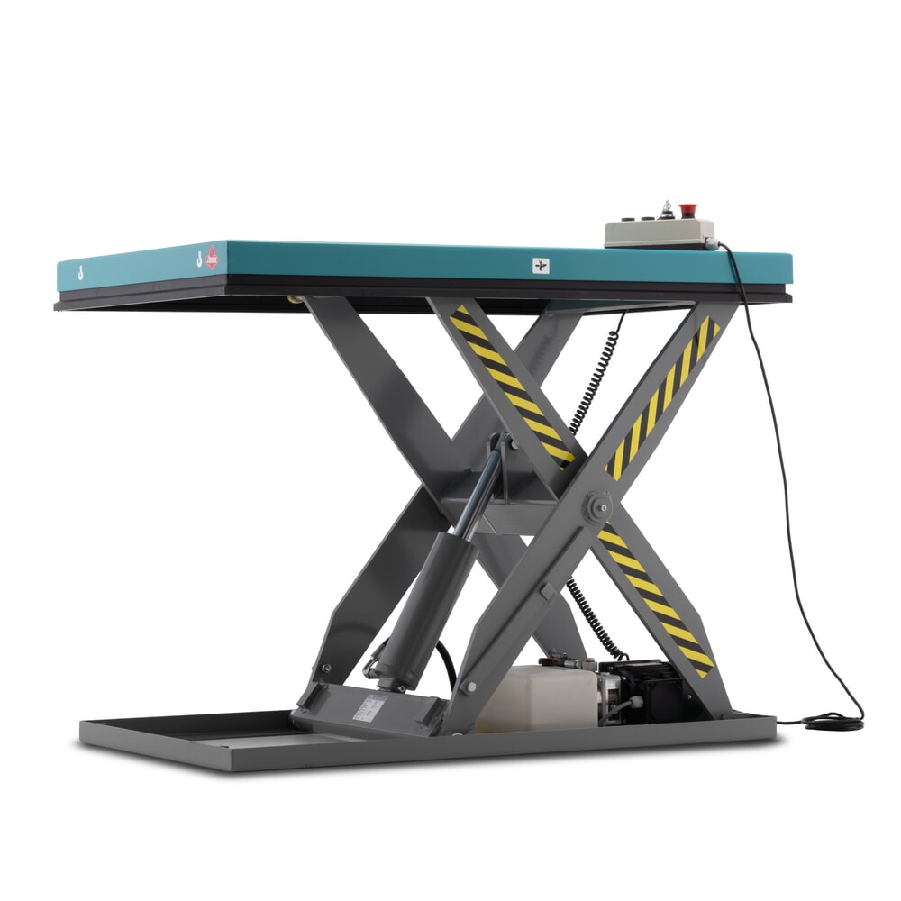 Scheren-Hubtisch Ameise® SLT 1.0 mit Einfach-Schere, elektrisch, Tragkraft 1.000 kg, Plattform à 1.300 x 800 mm