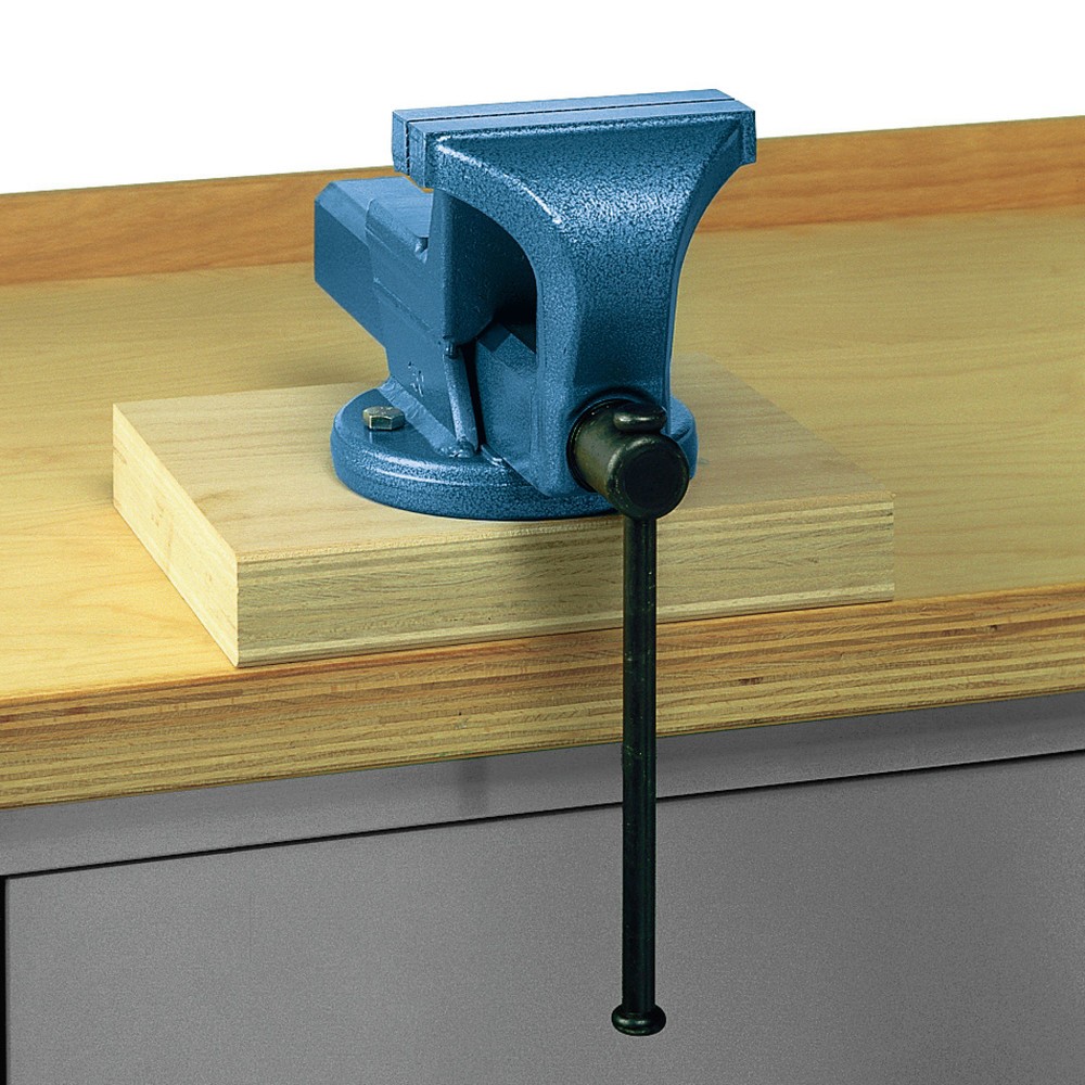 LOKOMA Parallel-Schraubstock, nach vorne öffnend, Backenbreite 125 mm