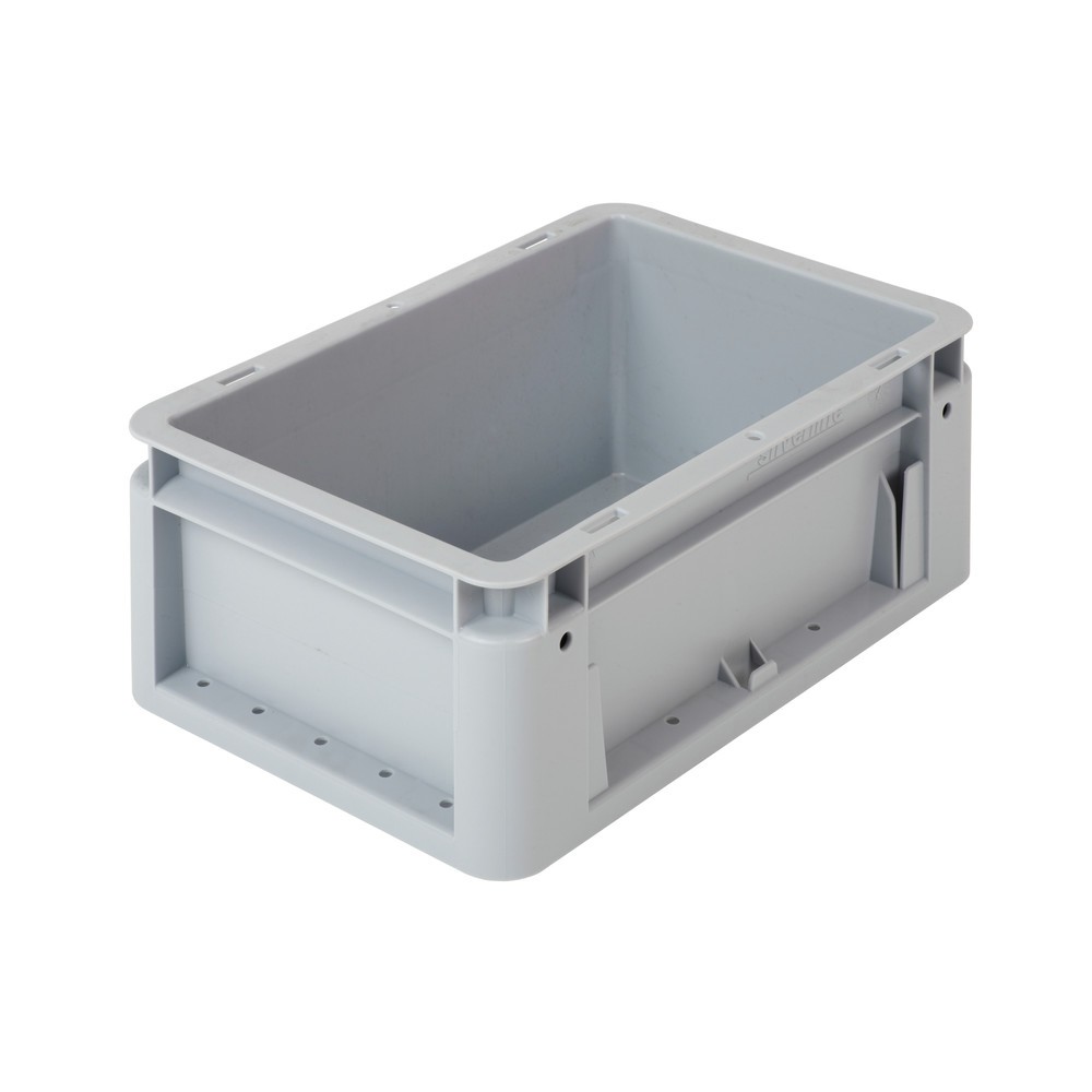Alpha Eurobox Premium aus PP mit geschlossenen Wänden, HxBxT 120 x 300 x 200 mm, grau