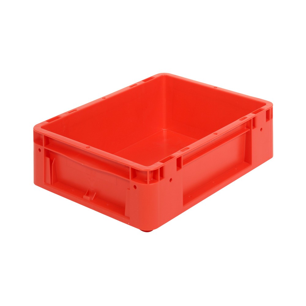 Alpha Eurobox Premium aus PP mit geschlossenen Wänden, HxBxT 120 x 400 x 300 mm, rot