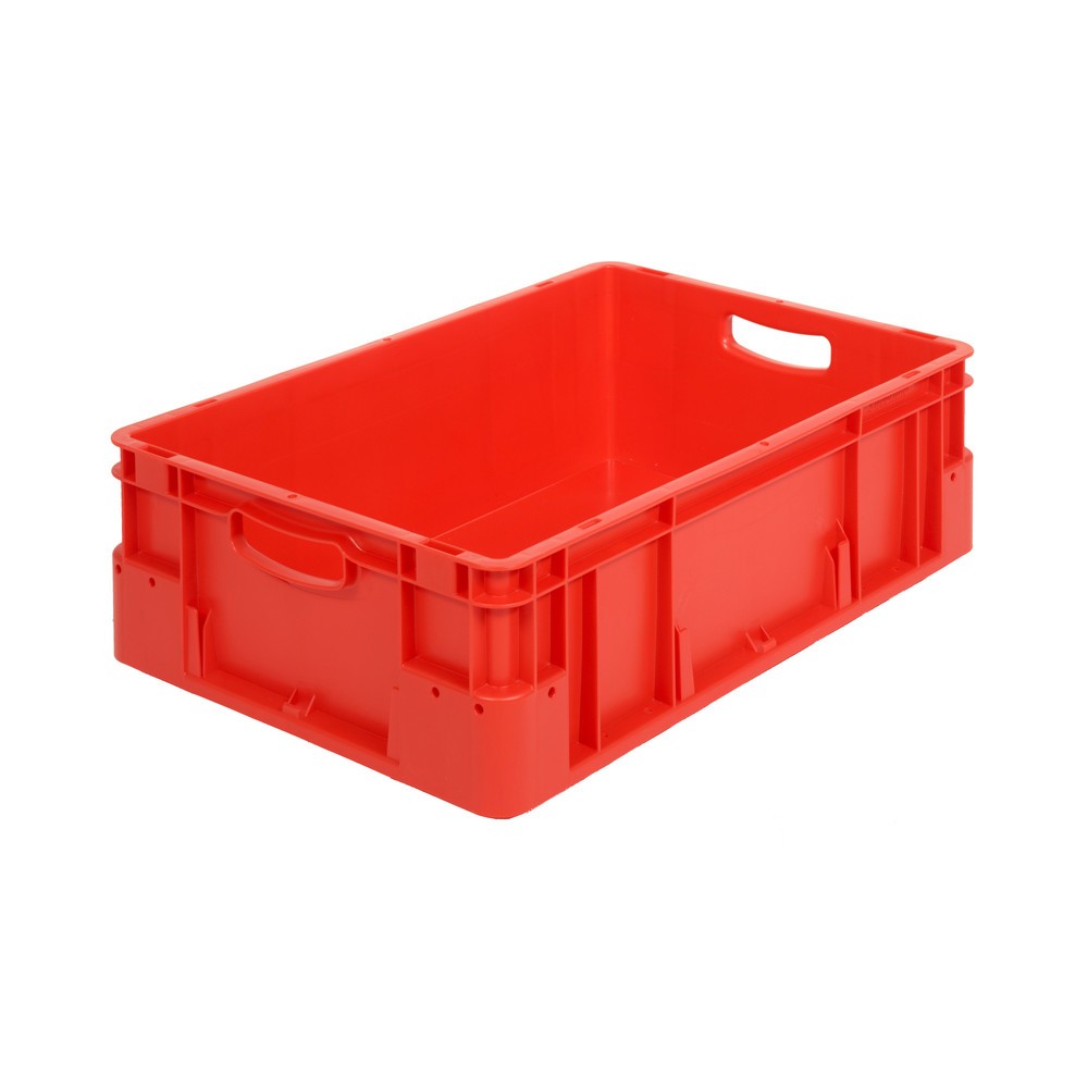 Alpha Eurobox Premium aus PP mit geschlossenen Wänden, HxBxT 180 x 600 x 400 mm, rot