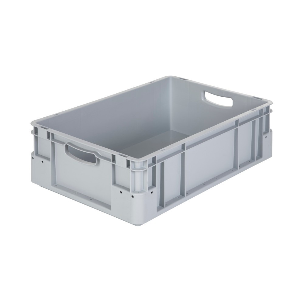 Alpha Eurobox Premium aus PP mit geschlossenen Wänden, HxBxT 220 x 800 x 600 mm, grau
