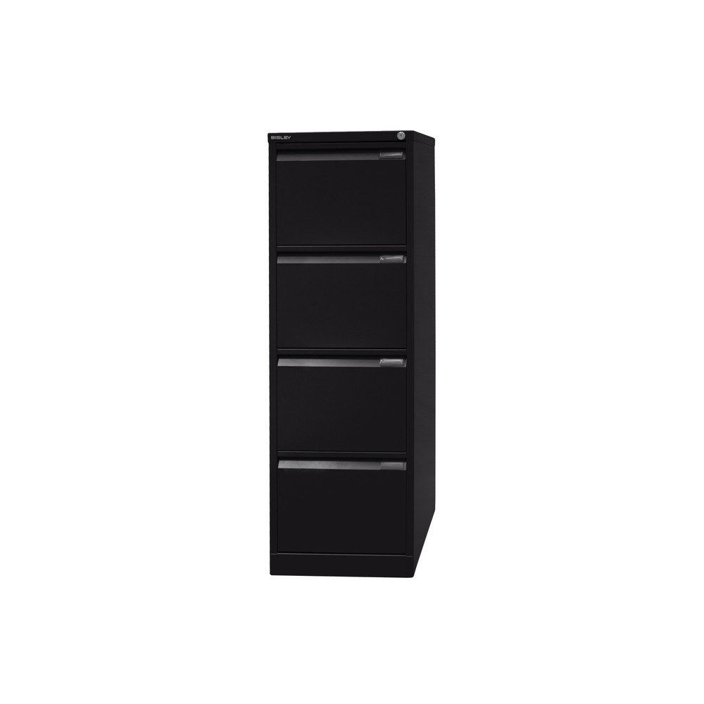 BISLEY Hängeregistraturschank, 1-bahnig, 3 Schubladen, schwarz