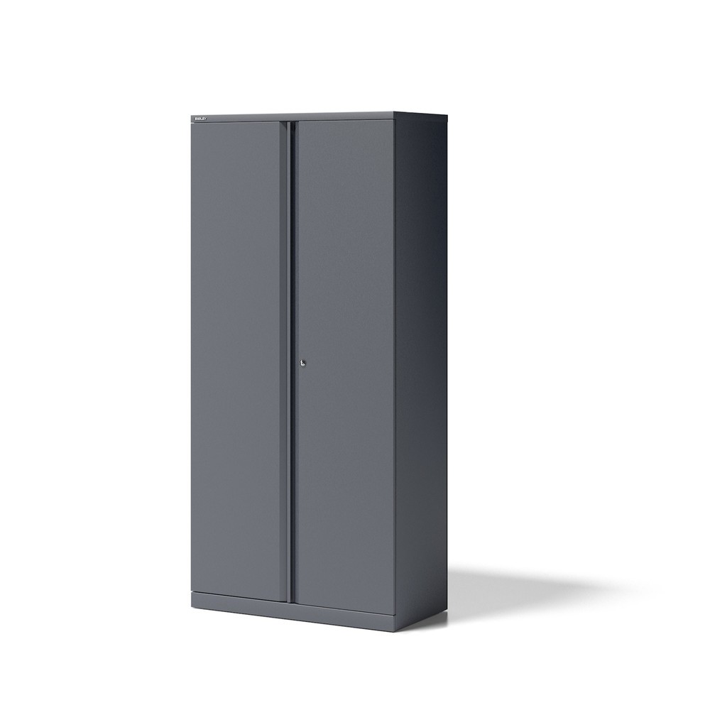 BISLEY Flügeltürenschrank Essentials, 5 OH, Breite 914 mm, lichtgrau