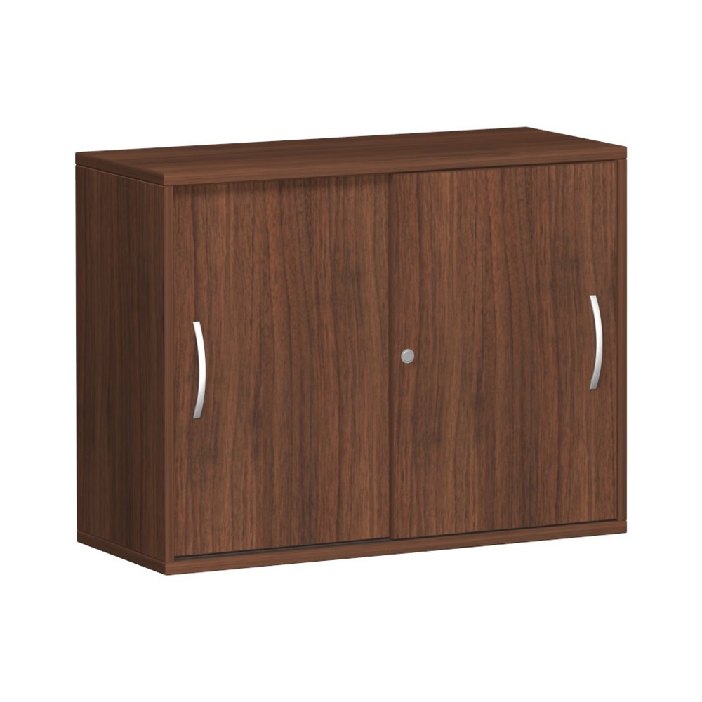 Geramöbel Schiebetürschrank Profi, 2 OH, Breite 1.000 mm, Nussbaum