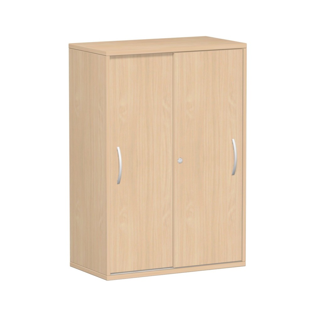 Schiebetürschrank Lissabon, 3 OH, Buche