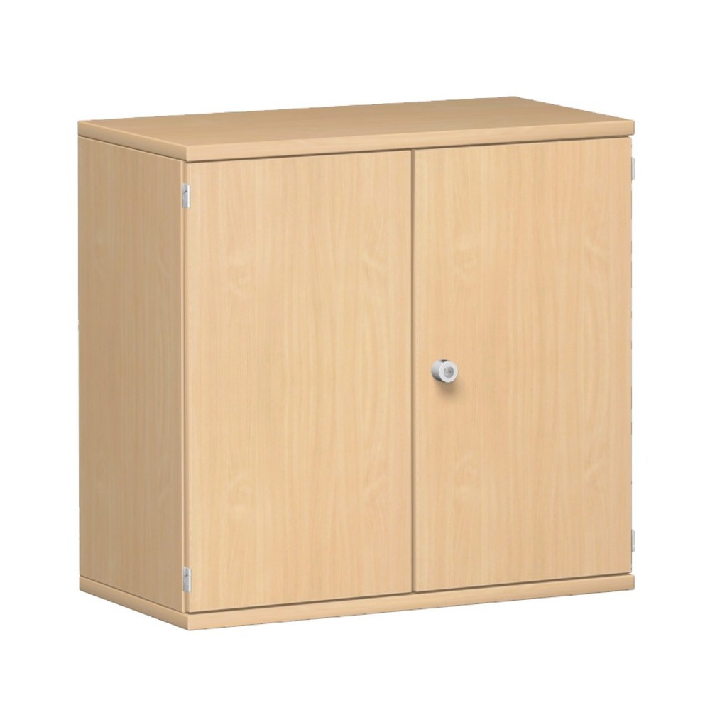 Geramöbel Büroschrank Profi, 2 OH, Breite 800 mm, Flügeltür, Buche