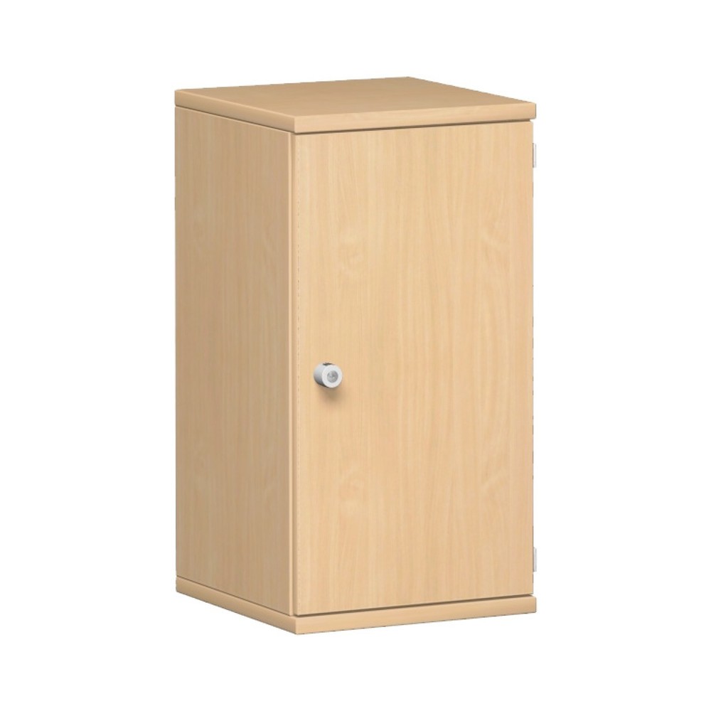 Geramöbel Büroschrank Profi, 2 OH, Breite 400 mm, Tür rechts, Buche