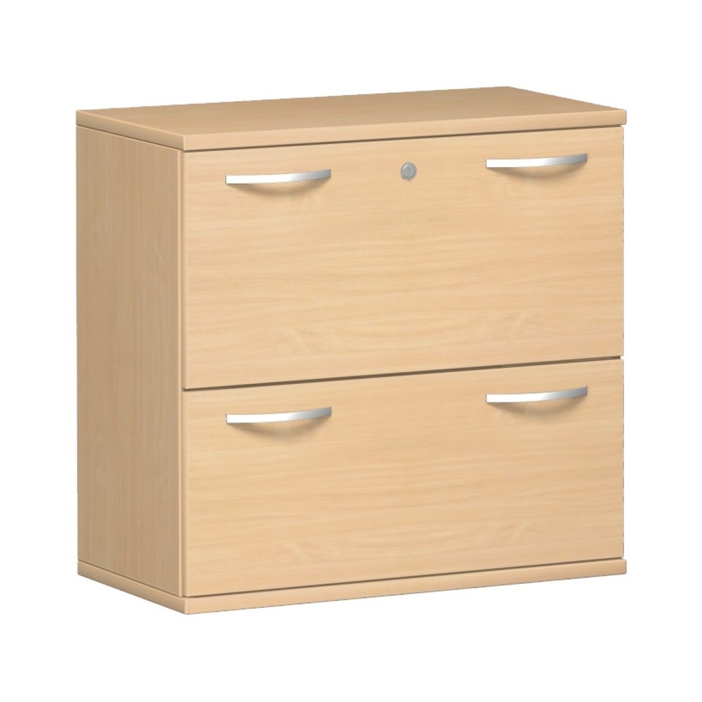 Geramöbel Hängeregistraturschrank Profi, 2-bahnig, 2 Schubladen, Buche