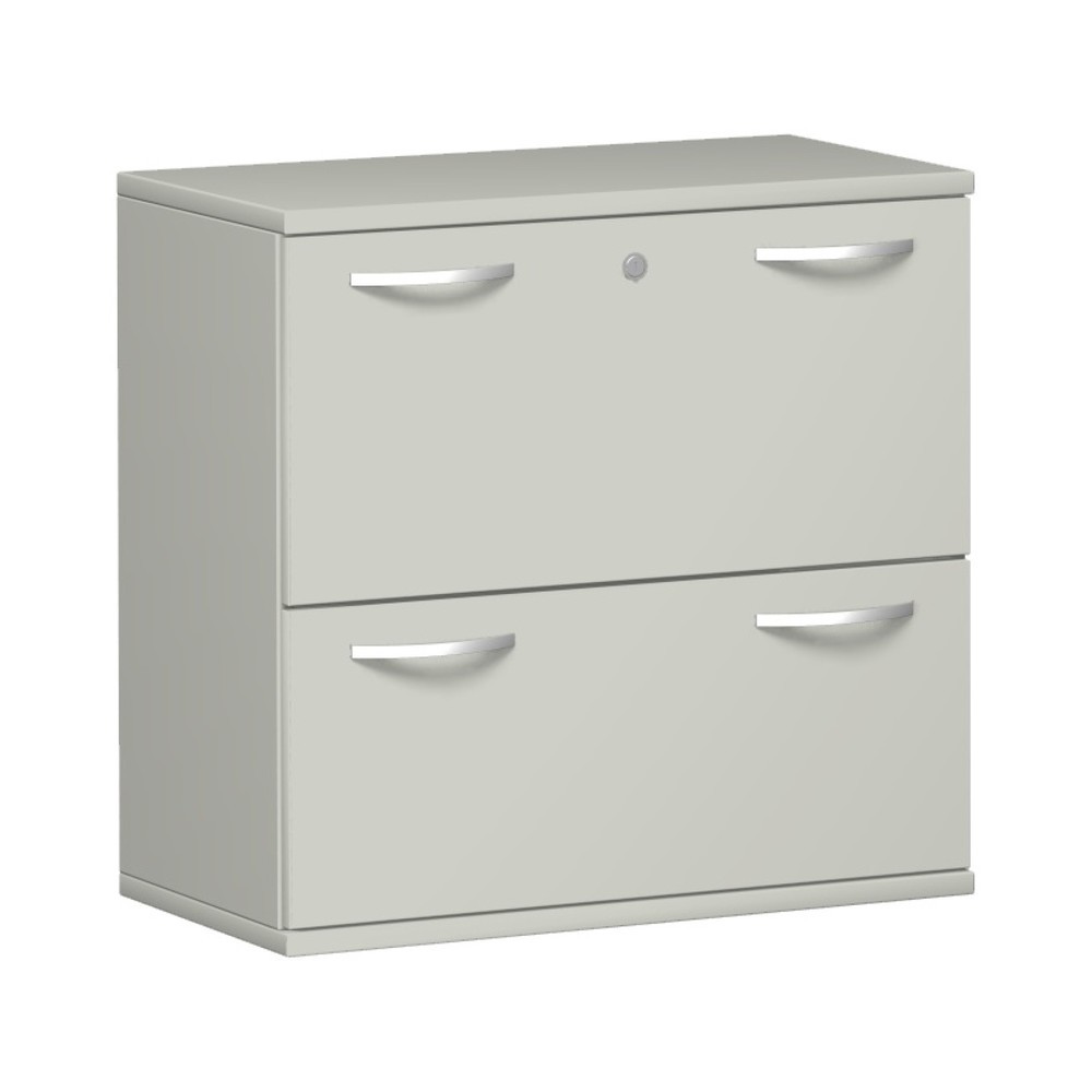 Geramöbel Hängeregistraturschrank Profi, 2-bahnig, 2 Schubladen, lichtgrau