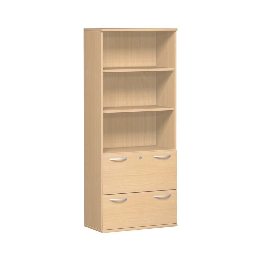 Geramöbel Modulschrank Profi mit Hängeregistratur, 5 OH, Buche