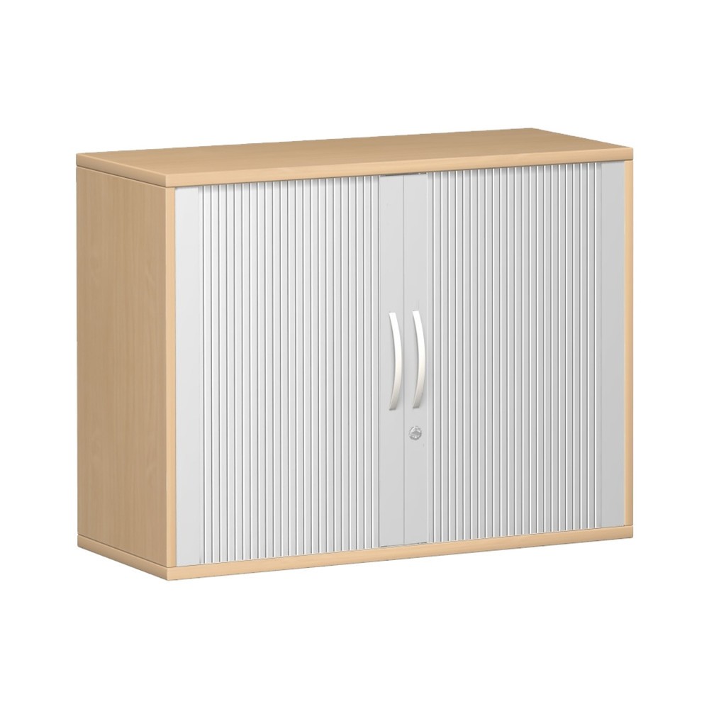 Geramöbel Querrollladenschrank Profi, 2 OH, Breite 1.000 mm, Buche
