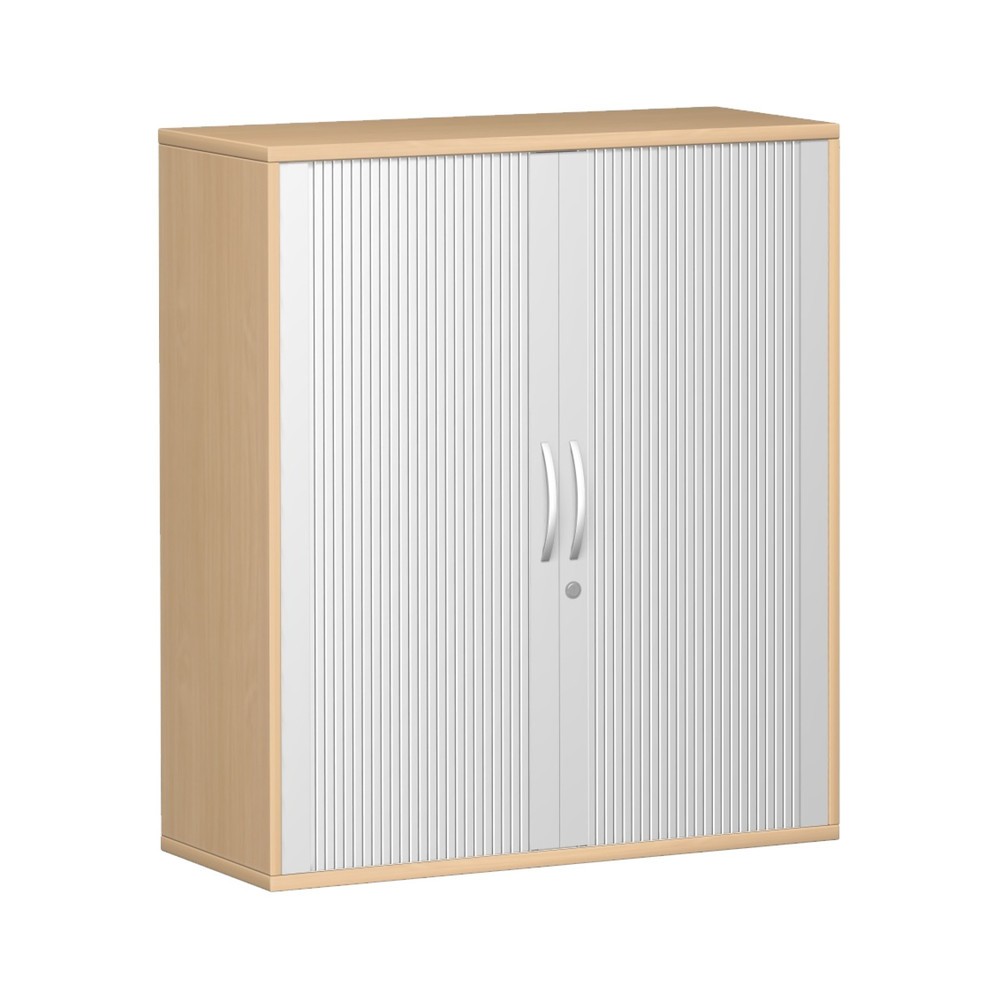 Geramöbel Querrollladenschrank Profi, 3 OH, Breite 1.000 mm, Buche
