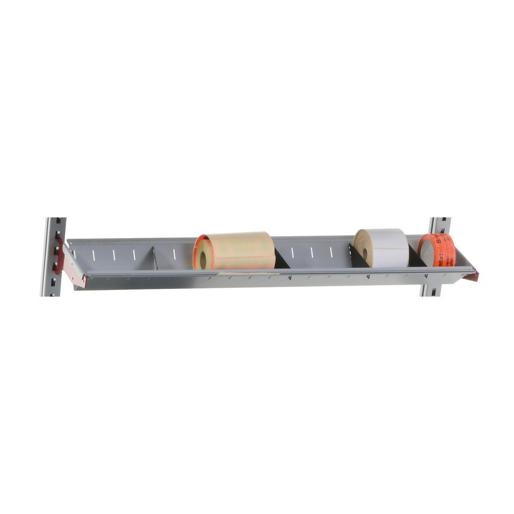 Ablagefach für Utensilien für Rocholz Packtische FLEX, komplett mit Trägerarmen
