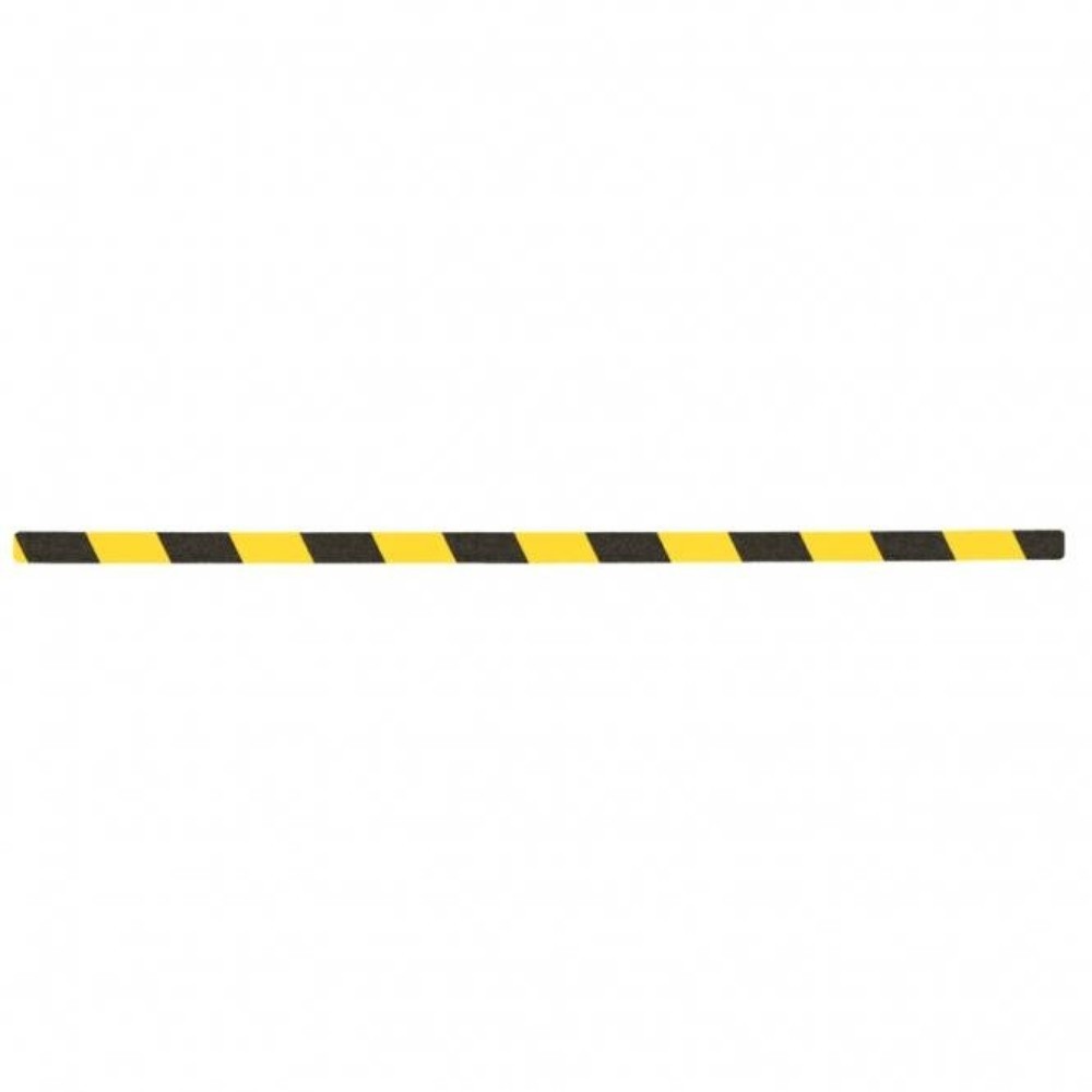 Mehlhose m2-Antirutschbelag™, verformbar, 50 Stk, LxB 800 x 25 mm, schwarz-gelb