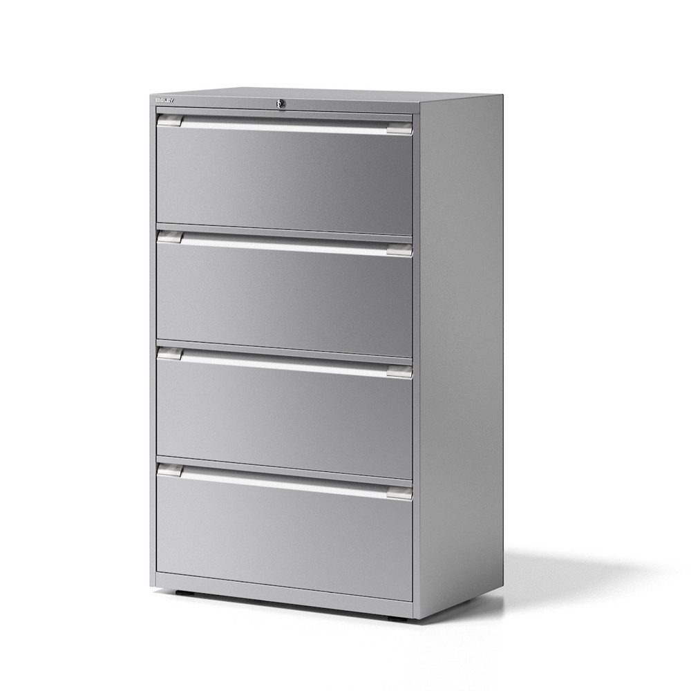 BISLEY Hängeregisterschrank Essentials, 4 Schubladen, anthrazit