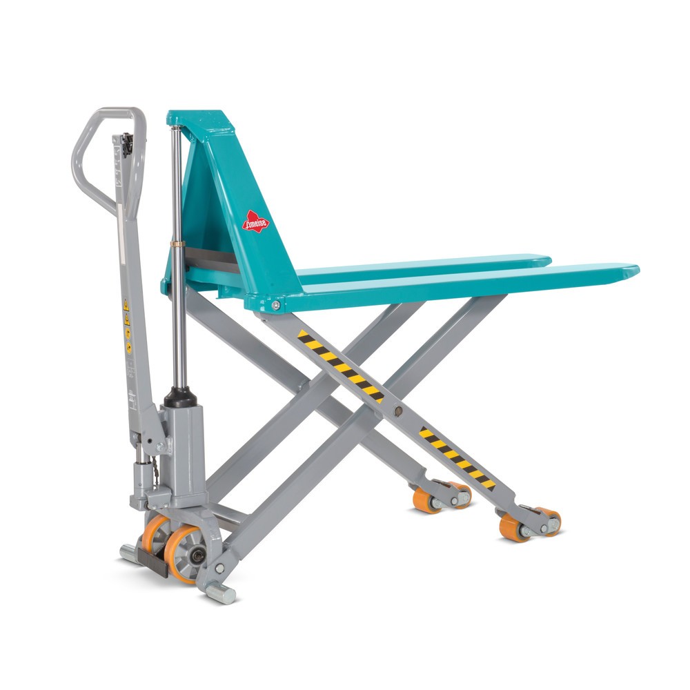 Scherenhubwagen Ameise® PTM 1.5 Scissor mit Schnellhub, Tragfähigkeit 1.500 kg, Gabellänge 1.200 mm