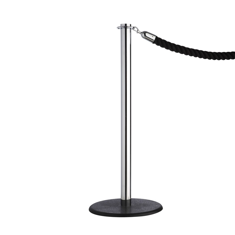 RS-GUIDESYSTEMS® Seil-Absperrpfosten, verchromt