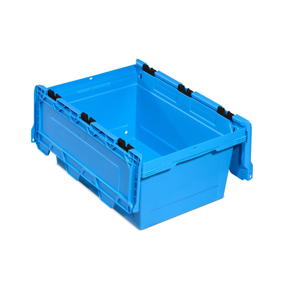Allit Eurobox, aus PP, HxBxT 299 x 600 x 400 mm, 47 Liter, blau