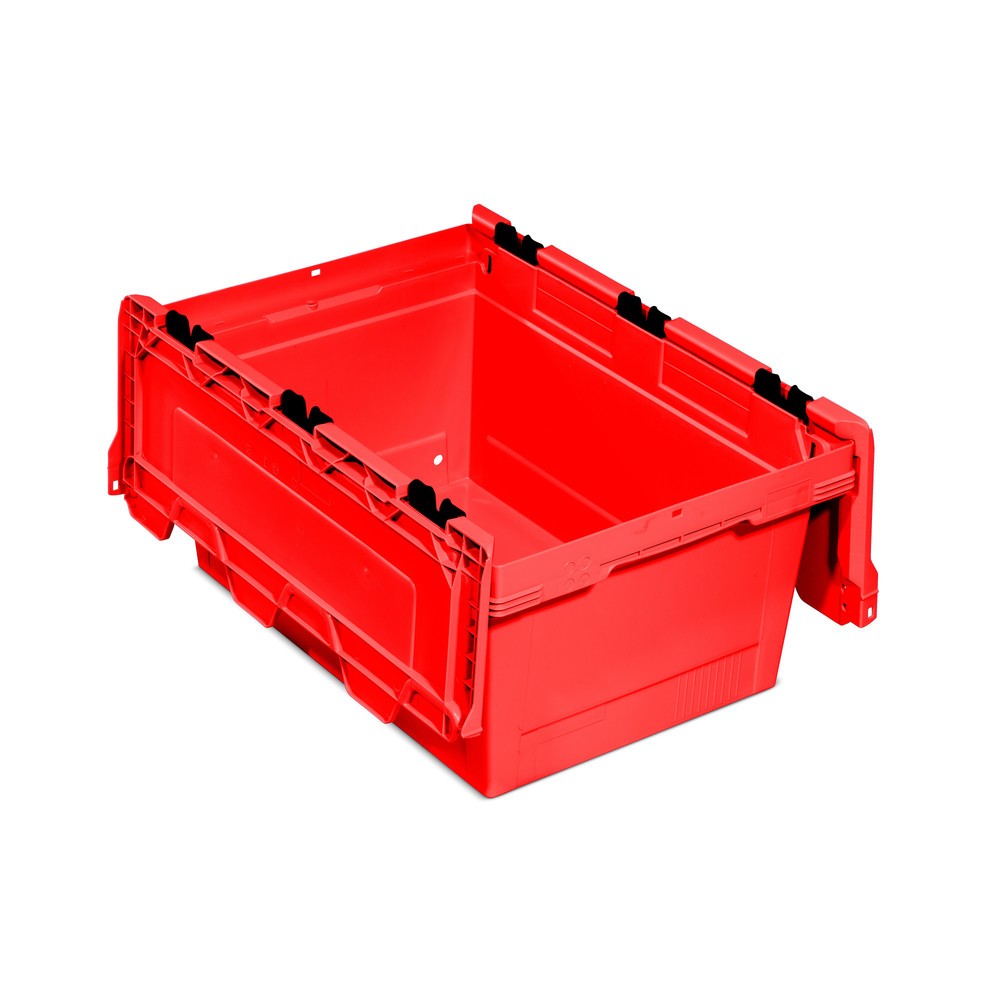Allit Eurobox, aus PP, HxBxT 299 x 600 x 400 mm, 47 Liter, rot