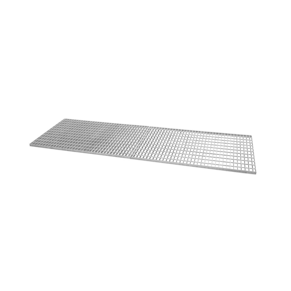 Gitterrost aus Edelstahl für Bauer® Auffangwanne, BxT 800 x 2.400 mm, 4x 200 l