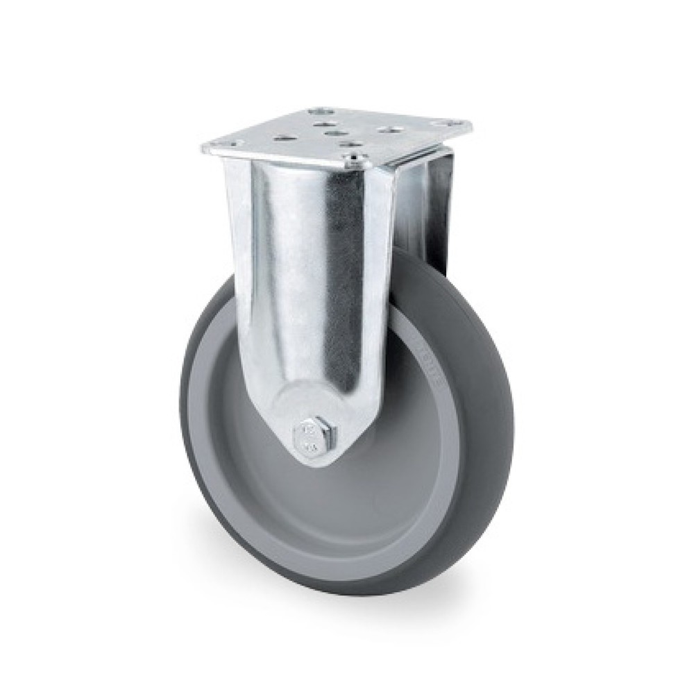 TENTE® Bockrolle TPE, Gleitlager, spurlos, Ø x Breite 75 x 50 mm, TK 75 kg