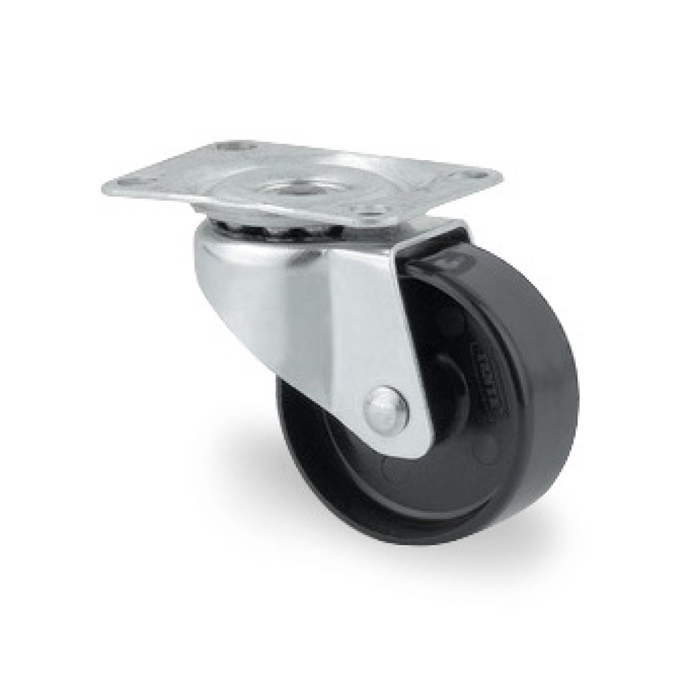 TENTE® Lenkrolle PP, Gleitlager, Ø x Breite 25 x 12 mm, TK 10 kg