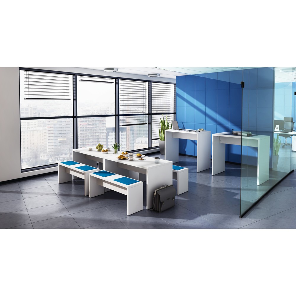 Besprechungstisch, HxBxT 728 x 1.300 x 680 mm, weiss