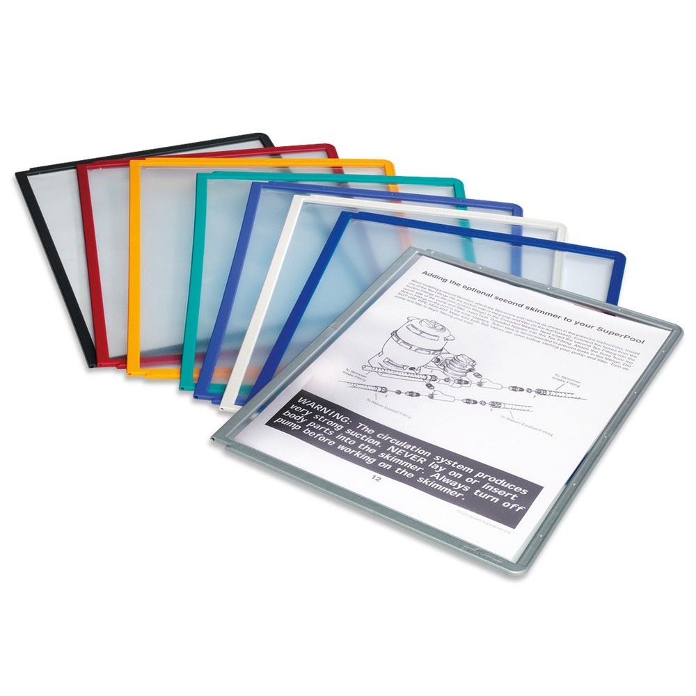Ersatz-Sichttafeln für SHERPA® und Vario®, 10 Stück, graphit
