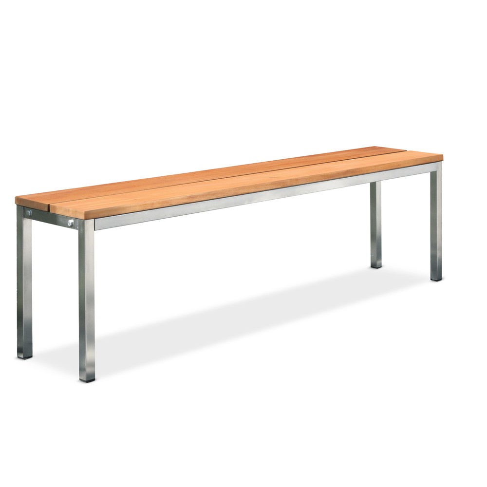 HEMMDAL Parkbank, 4-beinig, 2 Sitzleisten, Länge 1.000 mm