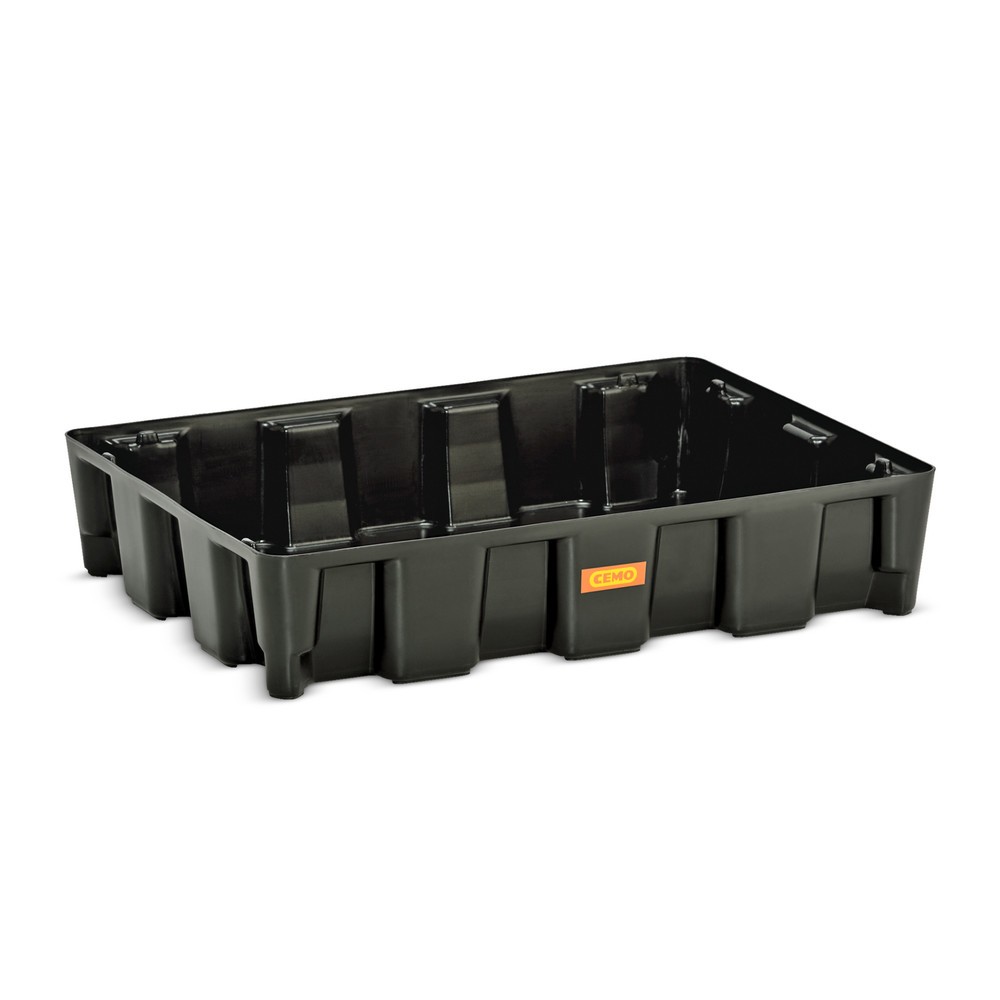 CEMO Kleingebinde-/Laborwanne aus PE, Auffangvolumen 60 l