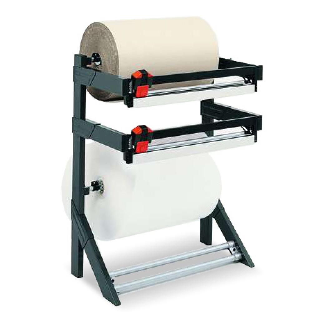 Rocholz Doppel-Schneidständer, für hohe Belastungen, Rollengewicht max. 150 kg, Schnittbreite 750 mm