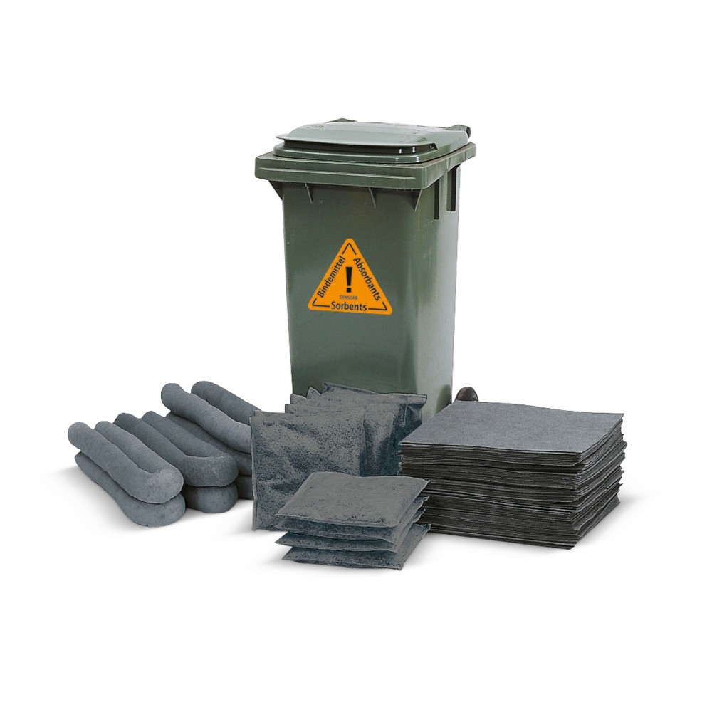 Nachfüll-Set für Notfall-Set in Rolltonne, Universal, Aufnahmekapazität 147 l