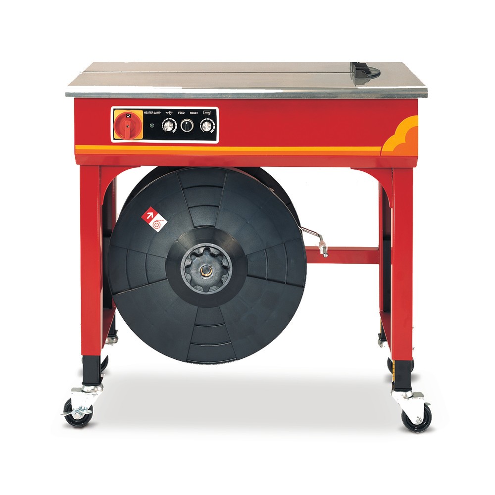 Halbautomatische Umreifungsmaschine Universal, für Bandbreite 13 mm, offen