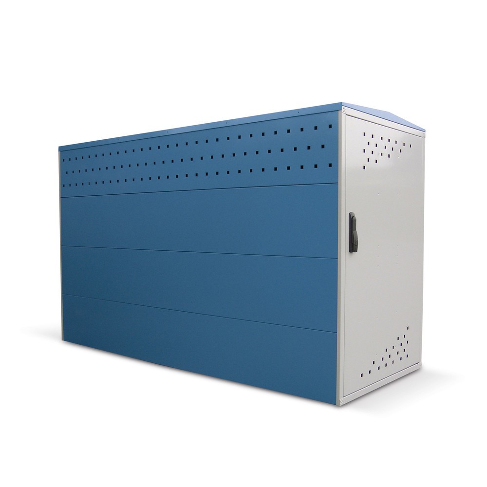 Fahrradgarage komplett, HxBxT 1.250 x 800 x 2.050 mm
