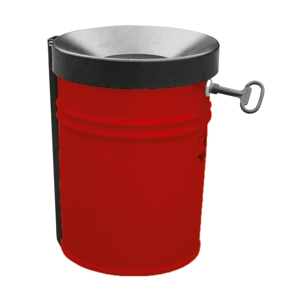 TKG Sicherheits-Papierkorb Flamm-Ex, 16 Liter, graphit