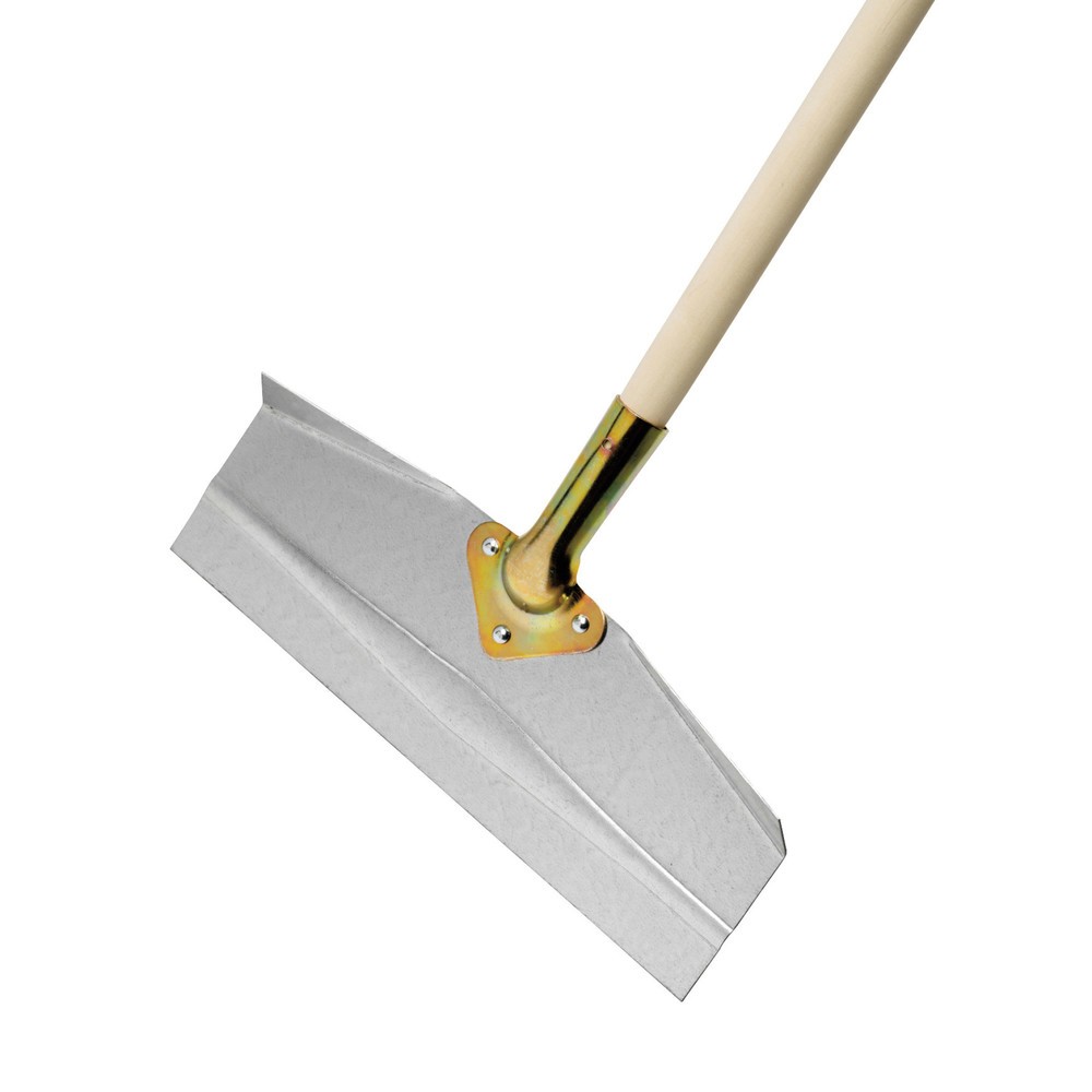 FLORA Schneeschieber, gerades Blatt, Blattgröße HxB 140 x 400 mm