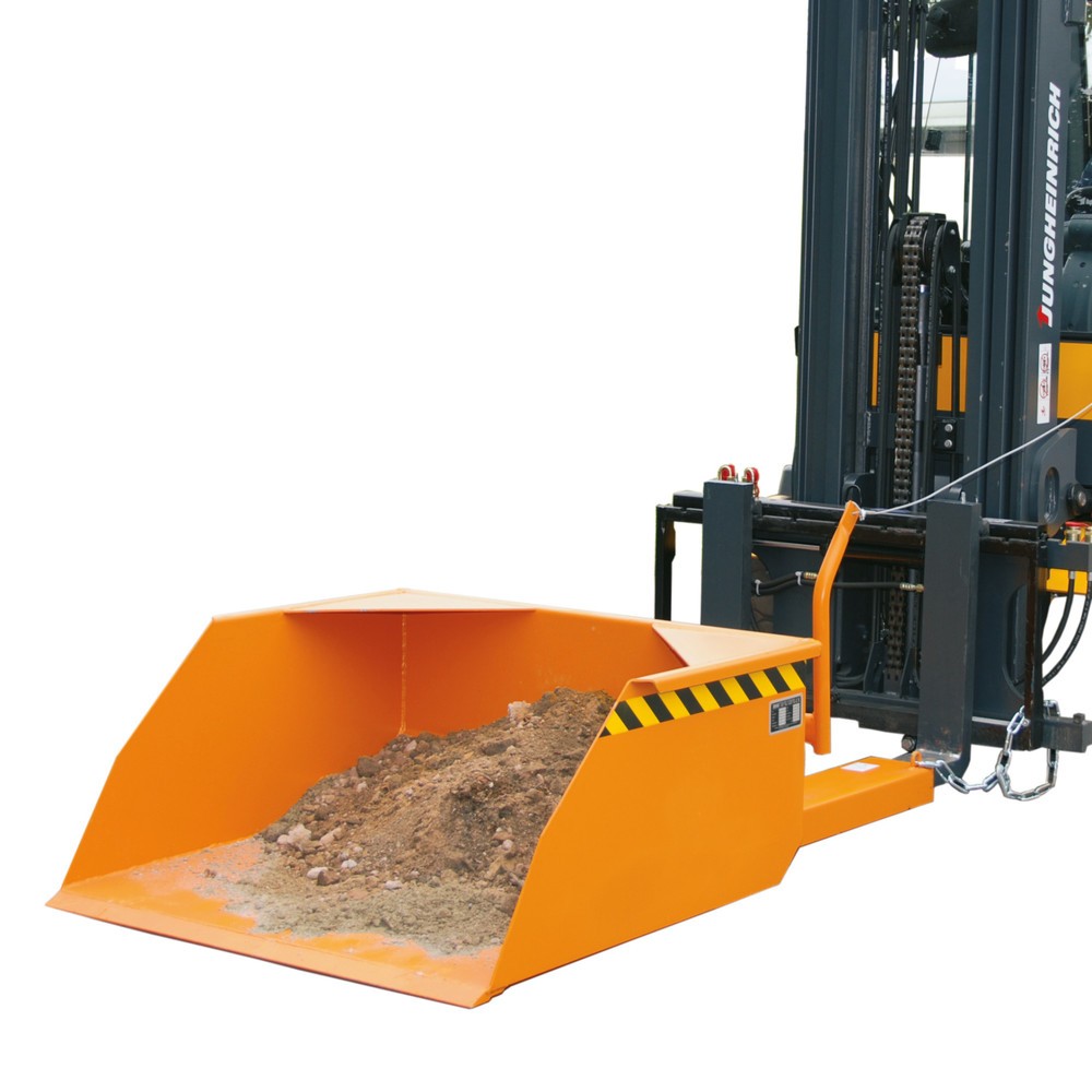 Bauer® Schaufel für Stapler, TK 1.500 kg, Volumen 0,75 m³, orange