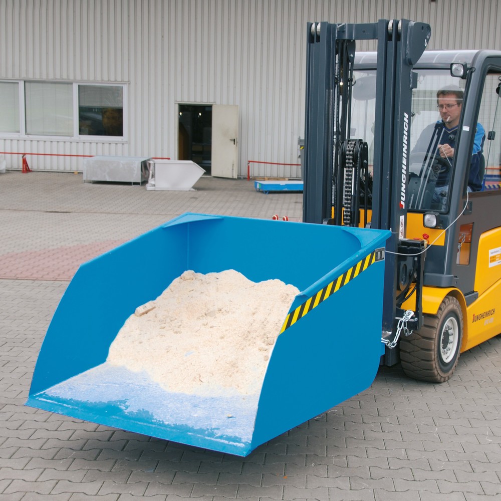 Bauer® Schaufel für Stapler, TK 2.000 kg, Volumen 1 m³, blau