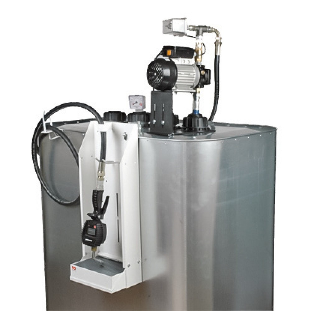 SAMOA Schmierstoff-Tank, Elektropumpe, HxBxT 2.050 x 1.135 x 757 mm