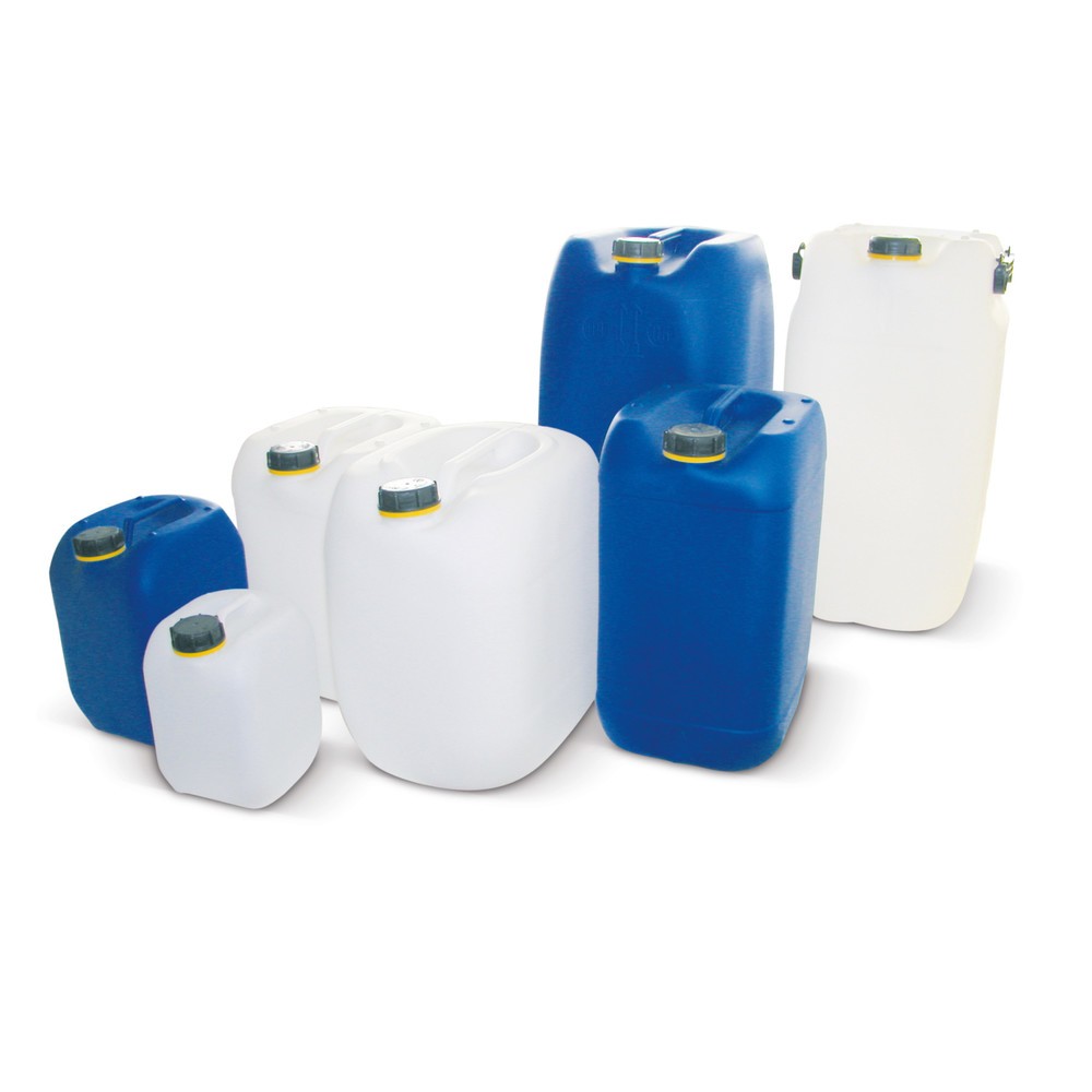 Kanister aus PE, 20 Liter, blau