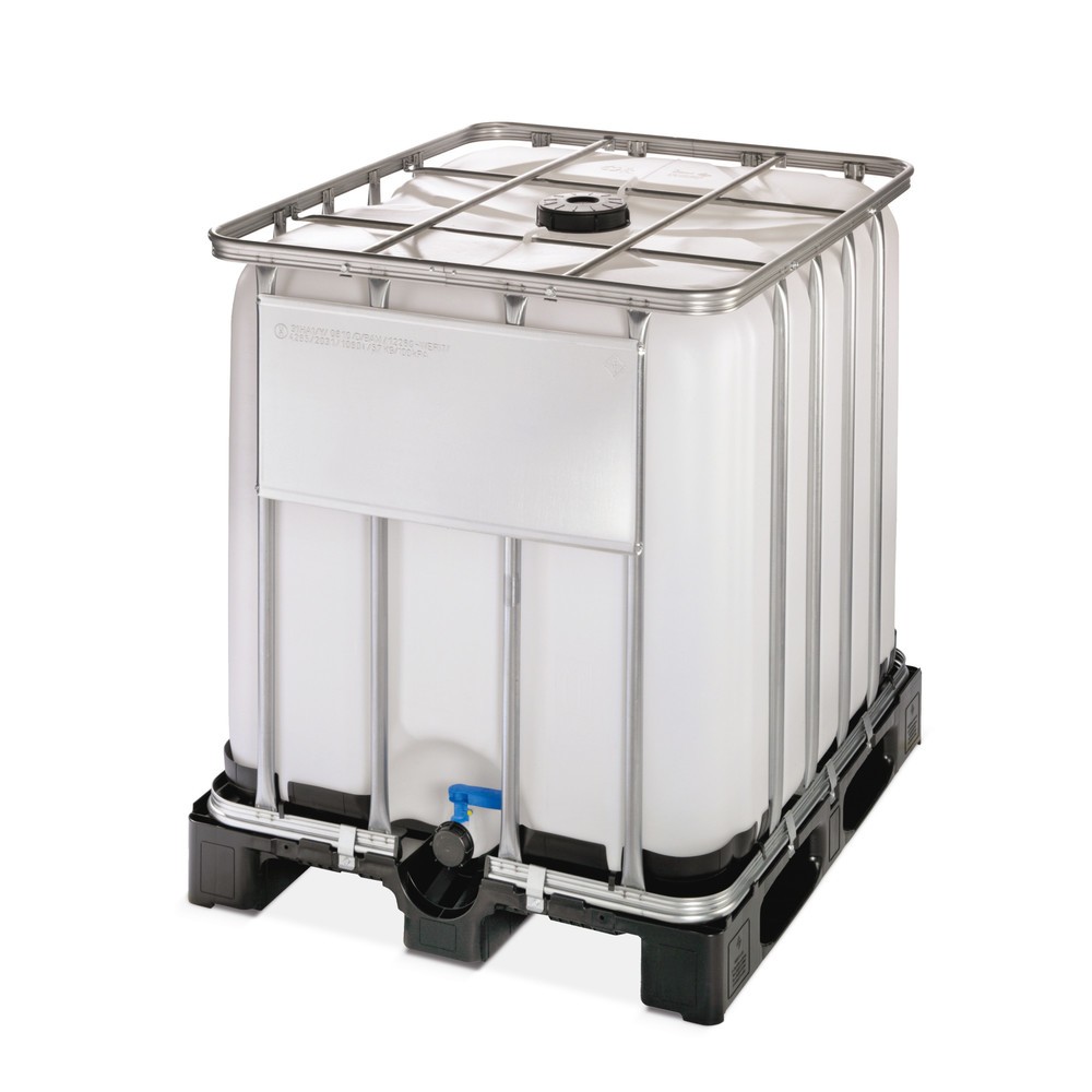IBC-Container Standard-Ausführung, Kunststoff-Palette, 600 Liter