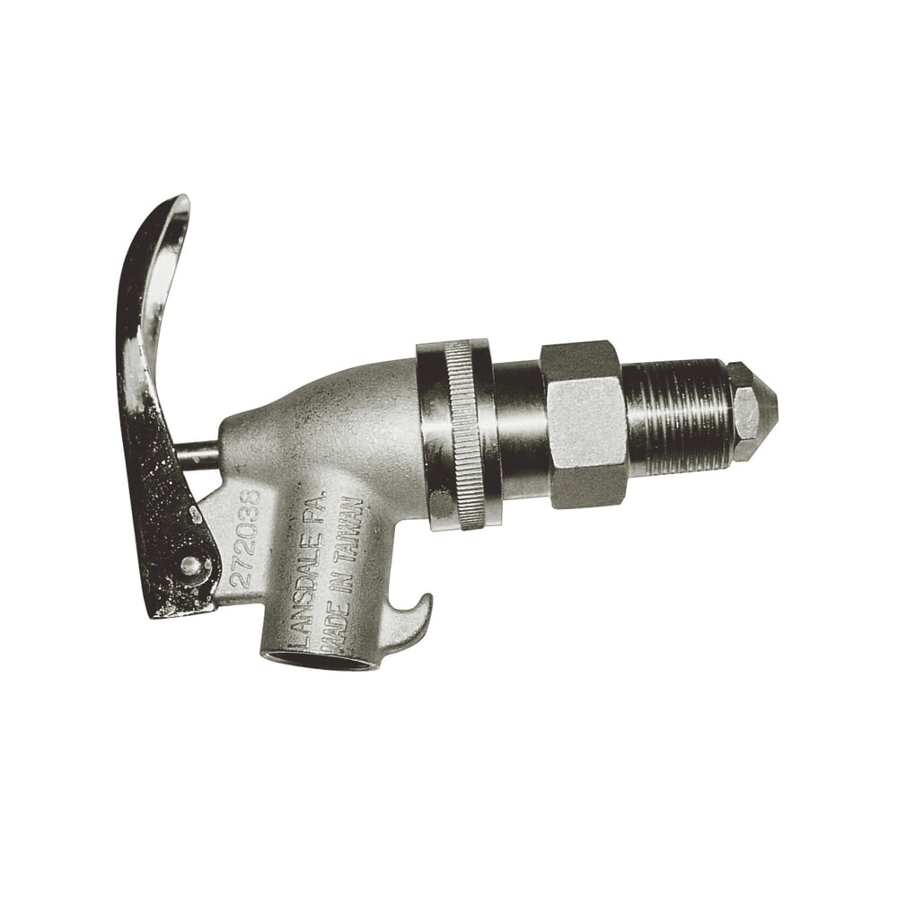 asecos® Zapfhahn, Edelstahl, Gewinde ¾"
